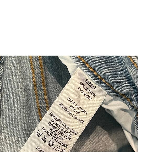 Rise Brand Baggy Flared Jeans Size 7 - Picture 4 of 4